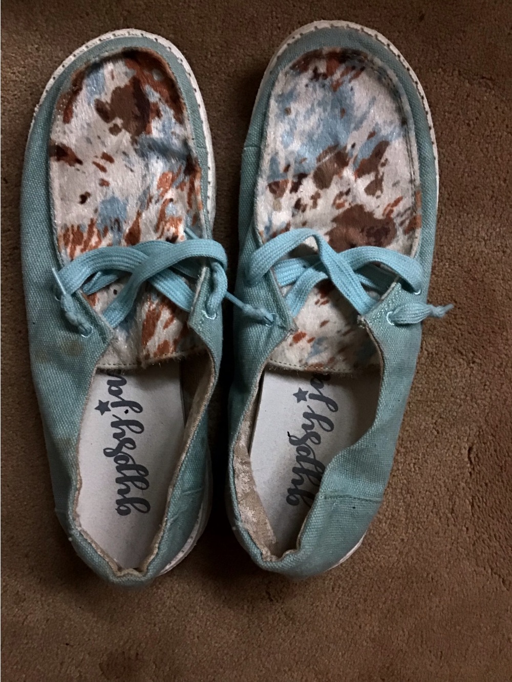 Gypsy Jazz Light blue woman’s loafers